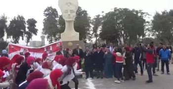 ماراثون رياضي لطالبات كلية التربية للطفولة المبكرة في جامعة المنيا