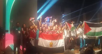 التربية والتعليم تشارك في دورة الجمنزياد المدرسي العربي الأول بلبنان (صور)