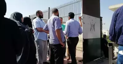 مشاجرة بين الأهالي والأمن أمام جامعة الأزهر بالقاهرة