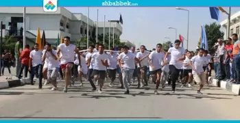 ضمن احتفالات أكتوبر.. مارثون جري للطلاب والعاملين بجامعة «القناة»