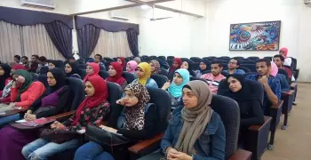 صور| «التحفجية» تنظم ورشة تسويق الكترونى لطلاب جامعة حلوان