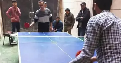 دوري تنس طاولة في كلية «سياسة القاهرة» (صور)