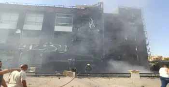 سبب حريق مول الشيخ زايد اليوم.. (فيديو وصور)