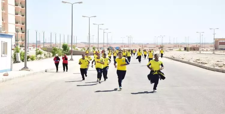  جامعة سوهاج تستقبل الطلاب الجدد بسباقات جري (صور) 