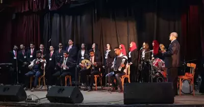 فريق كورال جامعة المنيا يقدم «ميدلى وطني» في أسبوع شباب الجامعات الـ12