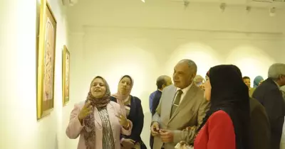 شخصيات عامة بمعرض «كاريزما» في كلية التربية الفنية جامعة المنيا (صور)