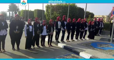 «حكاية» في استقبال وزير التعليم العالي بجامعة حلوان