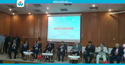 من حضرها طلاب التربية العسكرية.. ندوة في جامعة عين شمس لوزير الوقاف (صور)