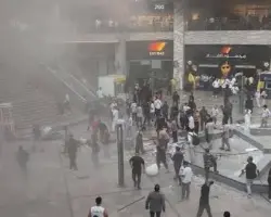ما هو مطعم ارابيلا بلازا التجمع الخامس الذى حدث فيه الانفجار؟