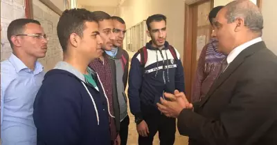 رئيس جامعة الأزهر يتفقد الحرم الجامعي.. وهذه رسالته للطلاب