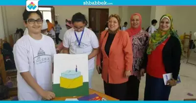 صور| عروض مسرحية وأنشطة فنية في أسبوع جامعة الطفل بأسيوط