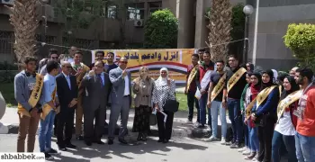 جامعة حلوان توجه العمداء والطلاب للإدلاء بأصواتهم في الانتخابات الرئاسية 2018 (صور)