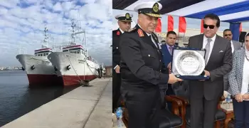 وزير التعليم العالي يشهد حفل تدشين سفينتي الأبحاث «اليرموك وسلسبيل»