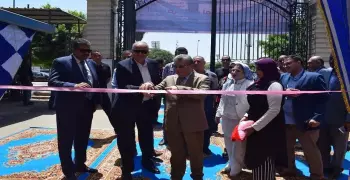 افتتاح معرض السلع الغذائية الثالث بجامعة بنها