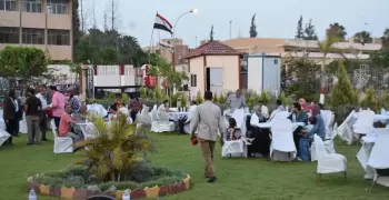 إفطار جماعي لنقابة العاملين بجامعة مدينة السادات