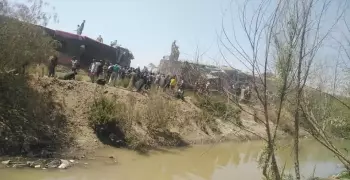 سبب حادث انقلاب قطار سوهاج اليوم