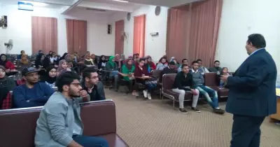 صور| تدريب 70 طالب بجامعة أسيوط في ورشة لـ«إعلاميات مصر»