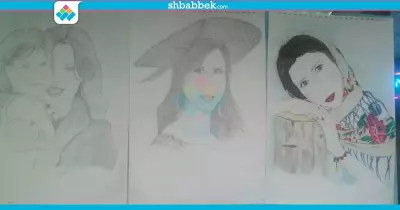 طلاب إعلام القاهرة يقيمون معرضا لاستعراض مواهبهم الفنية (صور)