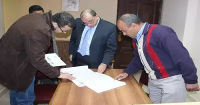 رئيس جامعة بنى سويف يتفقد دار الضيافة ويحيل موظفين للتحقيق