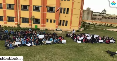 اعتصام طلاب مدارس المتفوقين لحل مشاكلهم (فيديو)