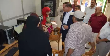 رئيس جامعة سوهاج يتفقد معامل التنسيق بالحرم القديم