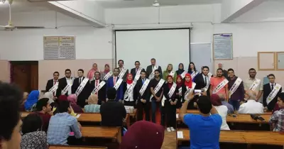 تكريم الطلاب المتميزين وتنصيب اتحاد كلية الصيدلة جامعة الزقازيق