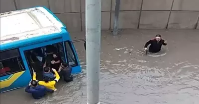 غرق نفق كيلوباترا بسبب الأمطار.. الوضع كارثي (صور)