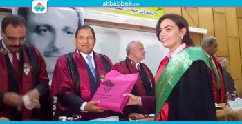 صور| جامعة طنطا تحتفل بتخريج الدفعة 32 بكلية الحقوق
