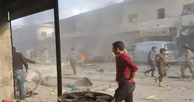 تفجير تل أبيض السورية.. 10 قتلى في استهداف سوق شعبي للمدنيين