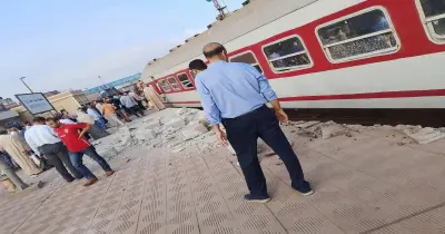 السكة الحديد تعلن تفاصيل حادث خروج عربة قطار طنطا عن القضبان