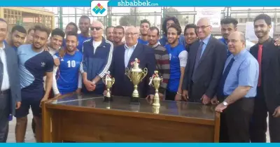جامعة حلوان تفوز بكأس مهرجان عين شمس الرياضي (صور)