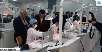 بالصور.. وزير التعليم العالى يزور جامعة بيروت العربية