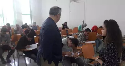 رئيس جامعة هليوبوليس يتفقد لجان الامتحانات: لا توجد حالات غش حتى الآن