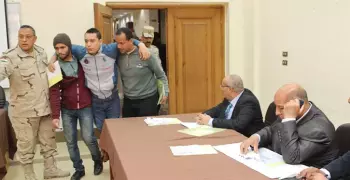 توقيع الكشف الطبي للتجنيد على طلاب ذوي الاحتياجات الخاصة بجامعة كفر الشيخ
