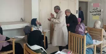 نائب رئيس جامعة الأزهر يتفقد لجان الامتحانات بكلية البنات في المنيا