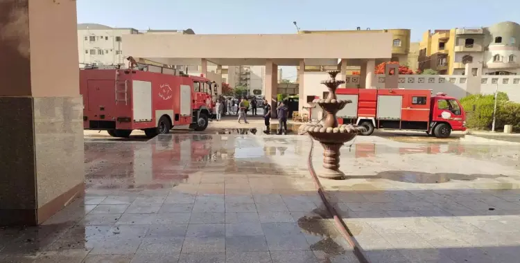  حريق مدرسة الشيخ زايد للثانوية بنات.. سبب اشتعال النيران وإخلاء الطالبات (فيديو وصور) 