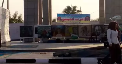 بأعلام مصر.. جامعة حلوان تستعد لاستقبال وزير التعليم العالي