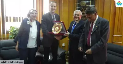 جامعة المنيا تكرم البعثة الألمانية في ختام مرحلتها الأولى بمنطقة تونا الجبل