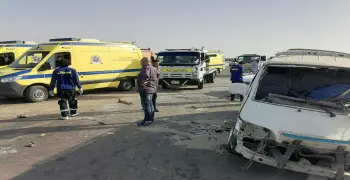 إصابة 8 تلاميذ في حادث سير بكفر الشيخ عند عودتهم من رحلة مدرسية.. بالأسماء