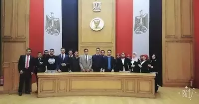 طلاب بـ«حقوق بني سويف» في زيارة علمية للمحكمة الدستورية