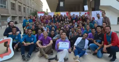 طلاب الجمعية العلمية بـ«صيدلة أسيوط» يدشنون تطبيق «RED» للمتبرعين بالدم