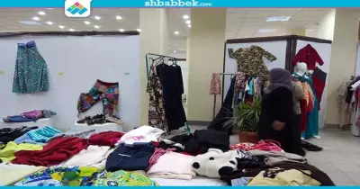في اليوم الثالث.. إقبال متوسط على معرض الخير بجامعة حلوان