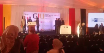 بدء حفل وضع حجر أساس الجامعة الألمانية الدولية بعرض فيلم عن علاقات مصر وألمانيا