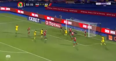 شاهد هدف بنين الأول في مرمى المغرب.. دور الـ16 من بطولة أمم أفريقيا 2019