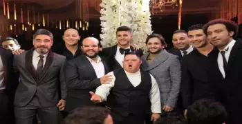 نجوم «مسرح مصر» في حفل زفاف لاعب النادي الأهلي أحمد الشيخ (صور)