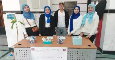 إجراء المقابلات الشخصية لنموذج محاكاة مجلس الوزراء بجامعة السويس (صور)