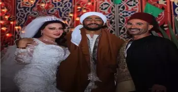 صورة أحمد سعد في فرح محمد رمضان وسمية الخشاب تثير السخرية