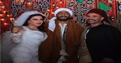 صورة أحمد سعد في فرح محمد رمضان وسمية الخشاب تثير السخرية