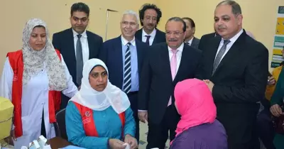 انطلاق حملة «100 مليون صحة» بمستشفيات جامعة طنطا
