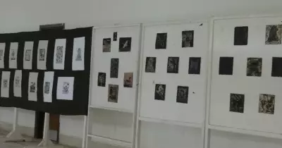 66 عمل فني في ورشة الجرافيك الأولي بجامعة المنيا (صور)